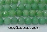 CCN2029 15 inches 4mm faceted round candy jade beads wholesale