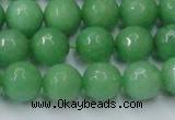 CCN2033 15 inches 12mm faceted round candy jade beads wholesale