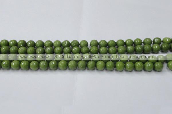 CCN2038 15 inches 8mm faceted round candy jade beads wholesale