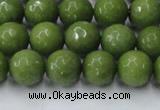 CCN2039 15 inches 10mm faceted round candy jade beads wholesale