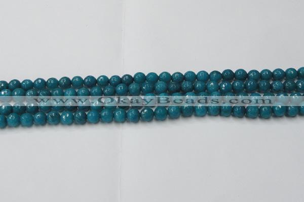 CCN2043 15 inches 4mm faceted round candy jade beads wholesale