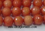 CCN2053 15 inches 10mm faceted round candy jade beads wholesale