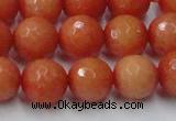 CCN2055 15 inches 14mm faceted round candy jade beads wholesale