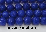 CCN2065 15 inches 6mm faceted round candy jade beads wholesale