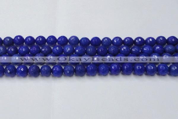 CCN2069 15 inches 14mm faceted round candy jade beads wholesale