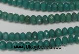 CCN2100 15.5 inches 4*6mm faceted rondelle candy jade beads