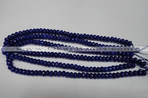 CCN2118 15.5 inches 4*6mm faceted rondelle candy jade beads