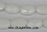 CCN2200 15.5 inches 13*18mm faceted oval candy jade beads