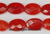 CCN2204 15.5 inches 13*18mm faceted oval candy jade beads