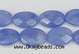 CCN2212 15.5 inches 13*18mm faceted oval candy jade beads