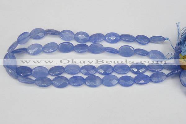 CCN2212 15.5 inches 13*18mm faceted oval candy jade beads