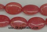 CCN2222 15.5 inches 13*18mm oval candy jade beads wholesale