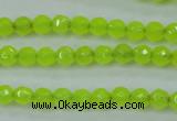 CCN2261 15.5 inches 4mm faceted round candy jade beads wholesale