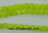 CCN2262 15.5 inches 6mm faceted round candy jade beads wholesale