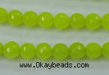 CCN2263 15.5 inches 8mm faceted round candy jade beads wholesale