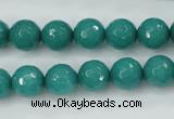 CCN2281 15.5 inches 10mm faceted round candy jade beads wholesale