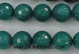 CCN2283 15.5 inches 14mm faceted round candy jade beads wholesale