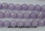 CCN2288 15.5 inches 8mm faceted round candy jade beads wholesale