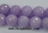 CCN2290 15.5 inches 12mm faceted round candy jade beads wholesale