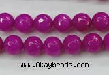 CCN2296 15.5 inches 10mm faceted round candy jade beads wholesale