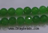 CCN2300 15.5 inches 8mm faceted round candy jade beads wholesale