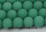 CCN2430 15.5 inches 6mm round matte candy jade beads wholesale