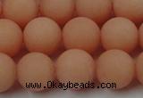 CCN2446 15.5 inches 8mm round matte candy jade beads wholesale