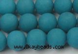 CCN2452 15.5 inches 8mm round matte candy jade beads wholesale