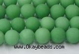 CCN2538 15.5 inches 8mm round matte candy jade beads wholesale