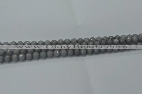 CCN2560 15 inches 8mm faceted round candy jade beads wholesale