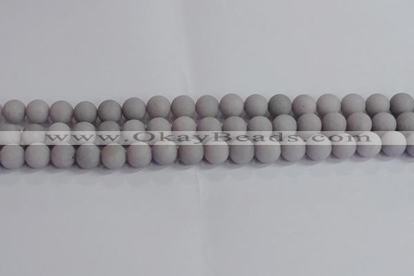 CCN2582 15.5 inches 8mm round matte candy jade beads wholesale