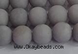 CCN2583 15.5 inches 10mm round matte candy jade beads wholesale