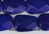 CCN2635 15.5 inches 18*25mm faceted trapezoid candy jade beads