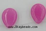 CCN2700 Top-drilled 18*25mm flat teardrop candy jade beads