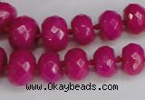 CCN2753 15.5 inches 5*8mm - 12*16mm faceted rondelle candy jade beads