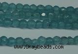 CCN2802 15.5 inches 2mm tiny faceted round candy jade beads