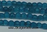 CCN2815 15.5 inches 3mm tiny faceted round candy jade beads