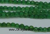 CCN2819 15.5 inches 3mm tiny faceted round candy jade beads