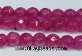 CCN2830 15.5 inches 5mm faceted round candy jade beads