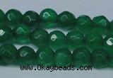 CCN2835 15.5 inches 5mm faceted round candy jade beads