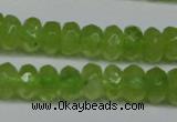 CCN2853 15.5 inches 2*4mm faceted rondelle candy jade beads