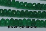 CCN2854 15.5 inches 2*4mm faceted rondelle candy jade beads