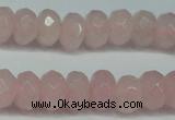 CCN2860 15.5 inches 4*6mm faceted rondelle candy jade beads