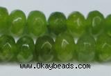 CCN2874 15.5 inches 5*8mm faceted rondelle candy jade beads