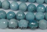 CCN2933 15.5 inches 10mm faceted round candy jade beads