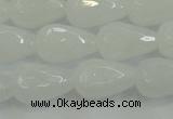 CCN3016 15.5 inches 10*15mm faceted teardrop candy jade beads