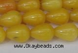 CCN3760 15.5 inches 10*14mm teardrop candy jade beads wholesale