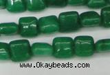 CCN3793 15.5 inches 8*8mm square candy jade beads wholesale