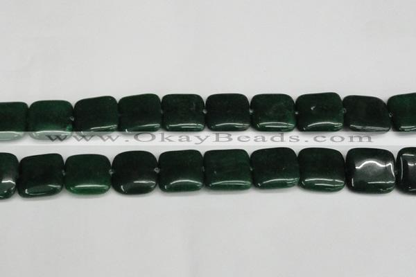 CCN3809 15.5 inches 20*20mm square candy jade beads wholesale