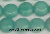 CCN3822 15.5 inches 14mm flat round candy jade beads wholesale